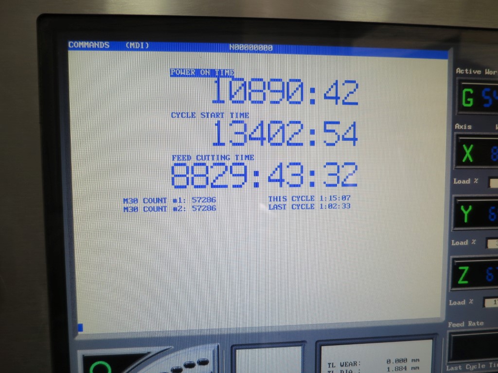 Haas EC-1600-YZT, Machine ID: 7879